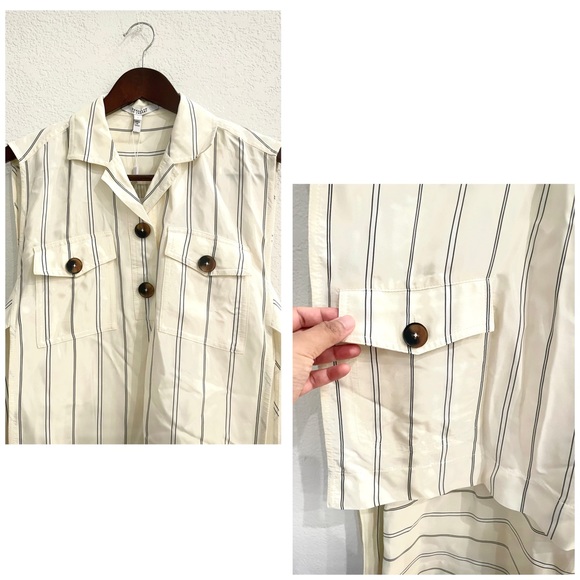 NWT Derek Lam 10 Crosby Utility Two-Piece Shirt Dress - Picture 15 of 16